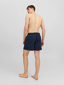 Шорти для плавання JPSTFIJI JJSWIM SOLID SN LY 12225961-Navy Blazer Jack&Jones Темно-синій 2XL synthetic.ua - Фото 1