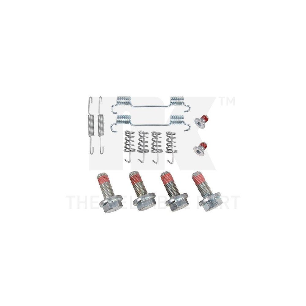 Комплект аксесуарів, колодки стоянкового гальма NK 7933878 для MERCEDES-BENZ задня вісь, фото №1