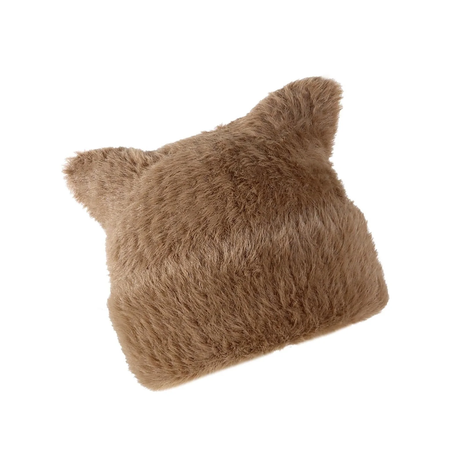 Котячий капелюх з вухами, однотонний капелюх, фото №3