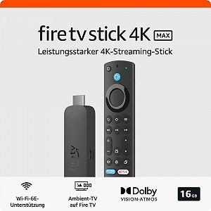 Медиаплеер Amazon Fire TV Stick 4K Max, с поддержкой Wi-Fi 6E, Ambient Experience - Фото 1