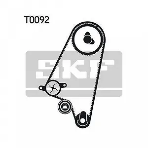 Водяний насос та комплект ременя ГРМ SKF VKMC 05121 для OPEL VAUXHALL DAEWOO BUICK (SGM) synthetic.ua - Фото 1