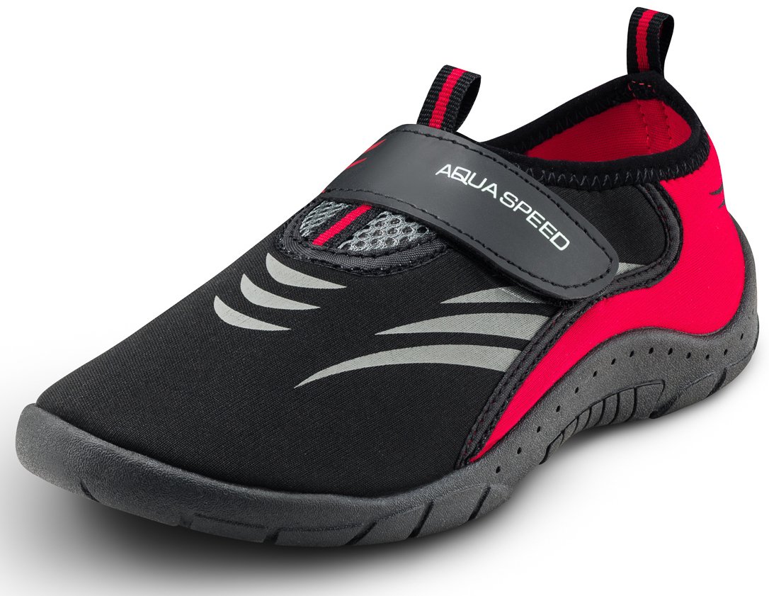 Аквашузи Aqua Speed AQUA SHOE MODEL 27D 7625 чорний, сірий, Червоний   46, фото №3