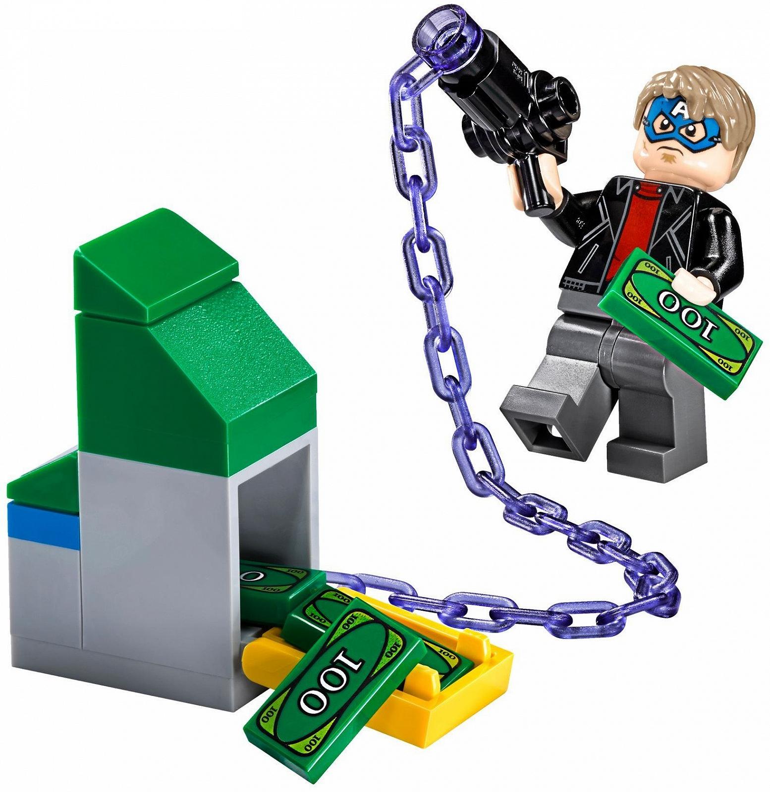 Іграшка LEGO Super Heroes 76082 Spider-Man ATM Heist Battle, фото №5
