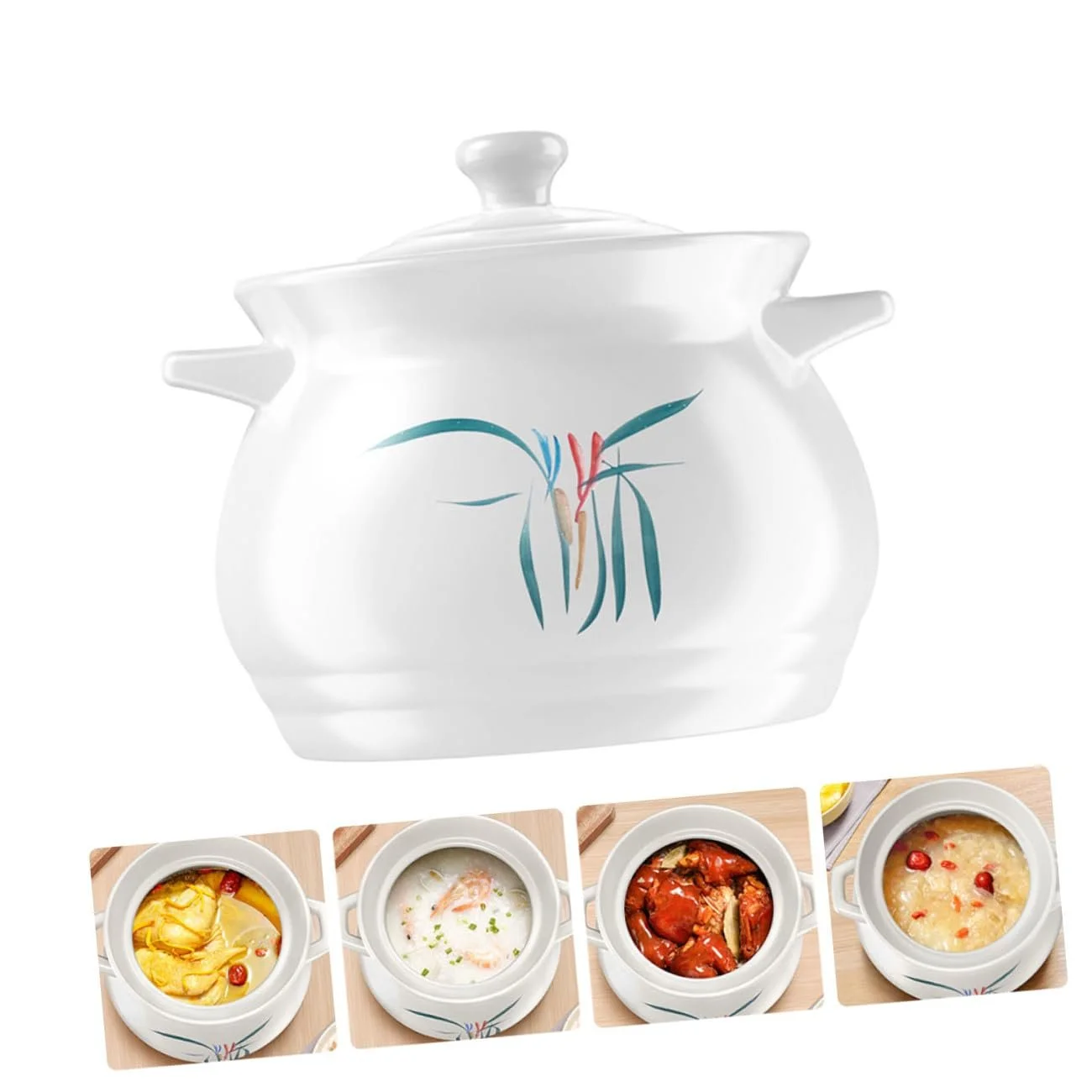 Кастрюля керамическая термостойкая для тушения антипригарная, фото №7