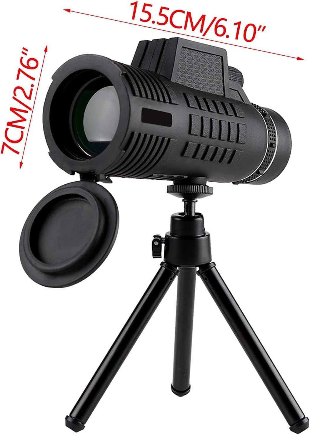 Телескоп Monocular 12x50 HD с адаптером для смартфона, улучшенный штатив, высокая производительность, с четким видением при слабом освещении для взрослых, оборудование для наблюдения за птицами и охоты, фото №2