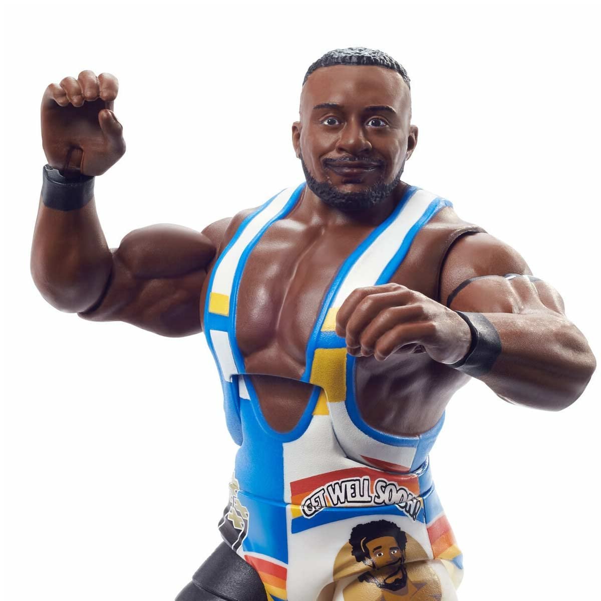 Фігурка WWE Elite Collection Big E Royal Rumble, 15 см, з аксесуарами та деталями будівельного набору, фото №2