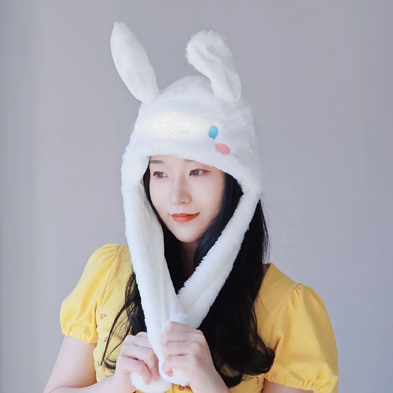 Шапка с двигающимися ушками, шапка-прыгун, фото №5 Шапка с двигающимися ушками, шапка-прыгун, фото №5