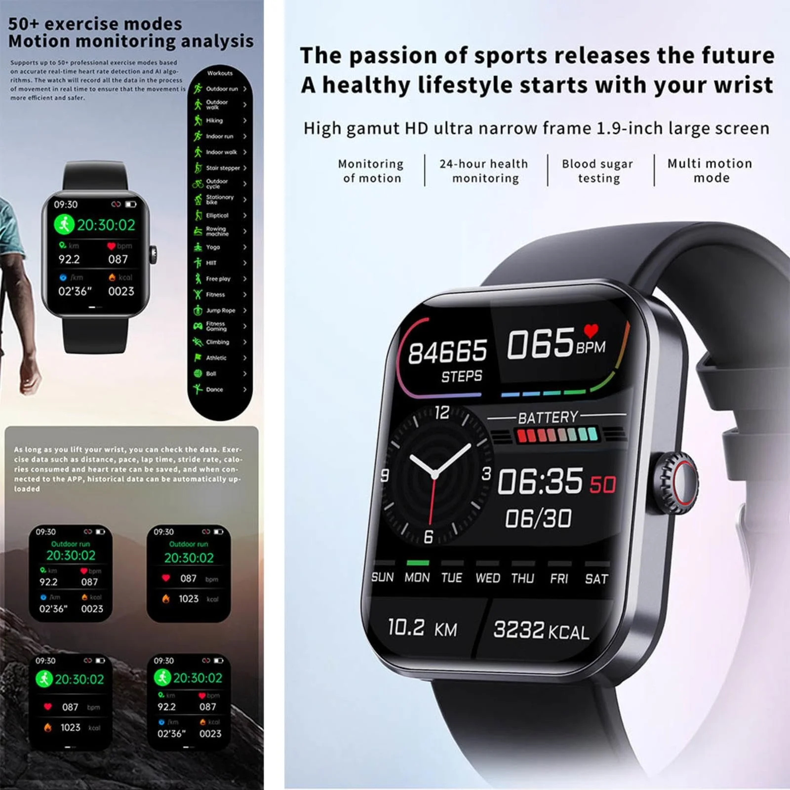 Смарт-часы Женский 2025 Fitness Bluetooth 50 Спортивных Режимов 1.9 Дюйма F57L0527 MilanGold, фото №5 Смарт-часы Женский 2025 Fitness Bluetooth 50 Спортивных Режимов 1.9 Дюйма F57L0527 MilanGold, фото №5