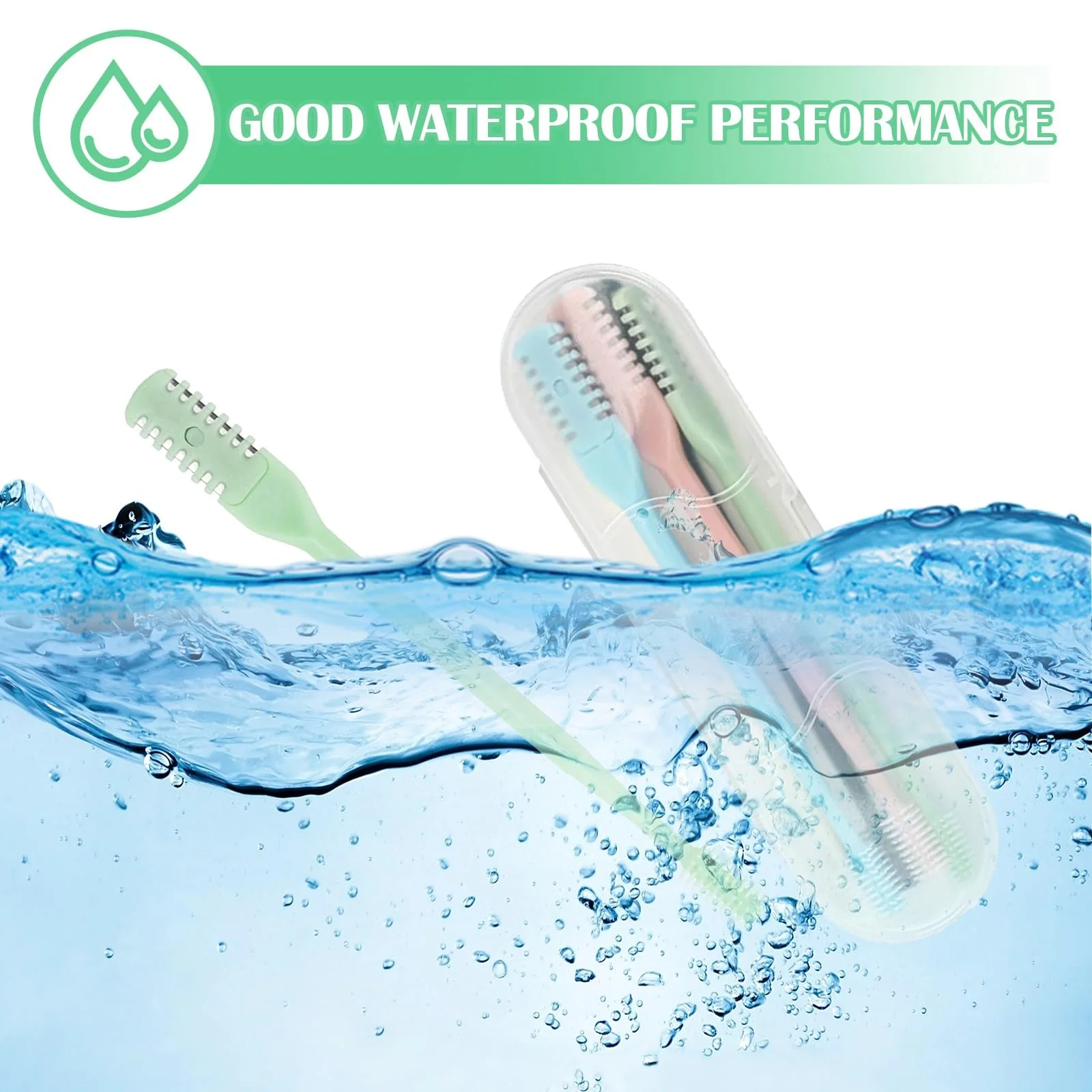 Тример для носових волосків 2-в-1 Портативний Ручний 360° Обертовий Подвійний, фото №3