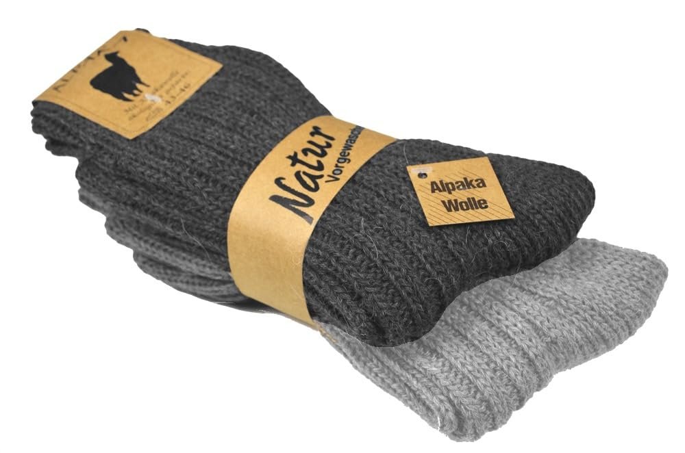 Теплі шкарпетки з альпаки (2 або 4 пари), фото №2
