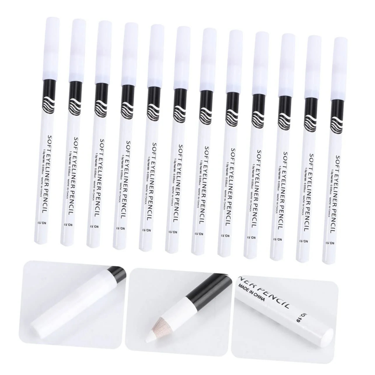 Олівець для очей MAGICLULU Білий, фото №5