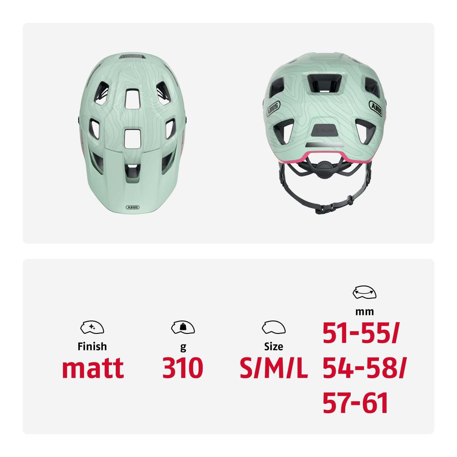 Шлем ABUS MoDrop MTB, для горных велосипедов, прочный, с хорошей вентиляцией, индивидуальная посадка, унисекс, фото №6