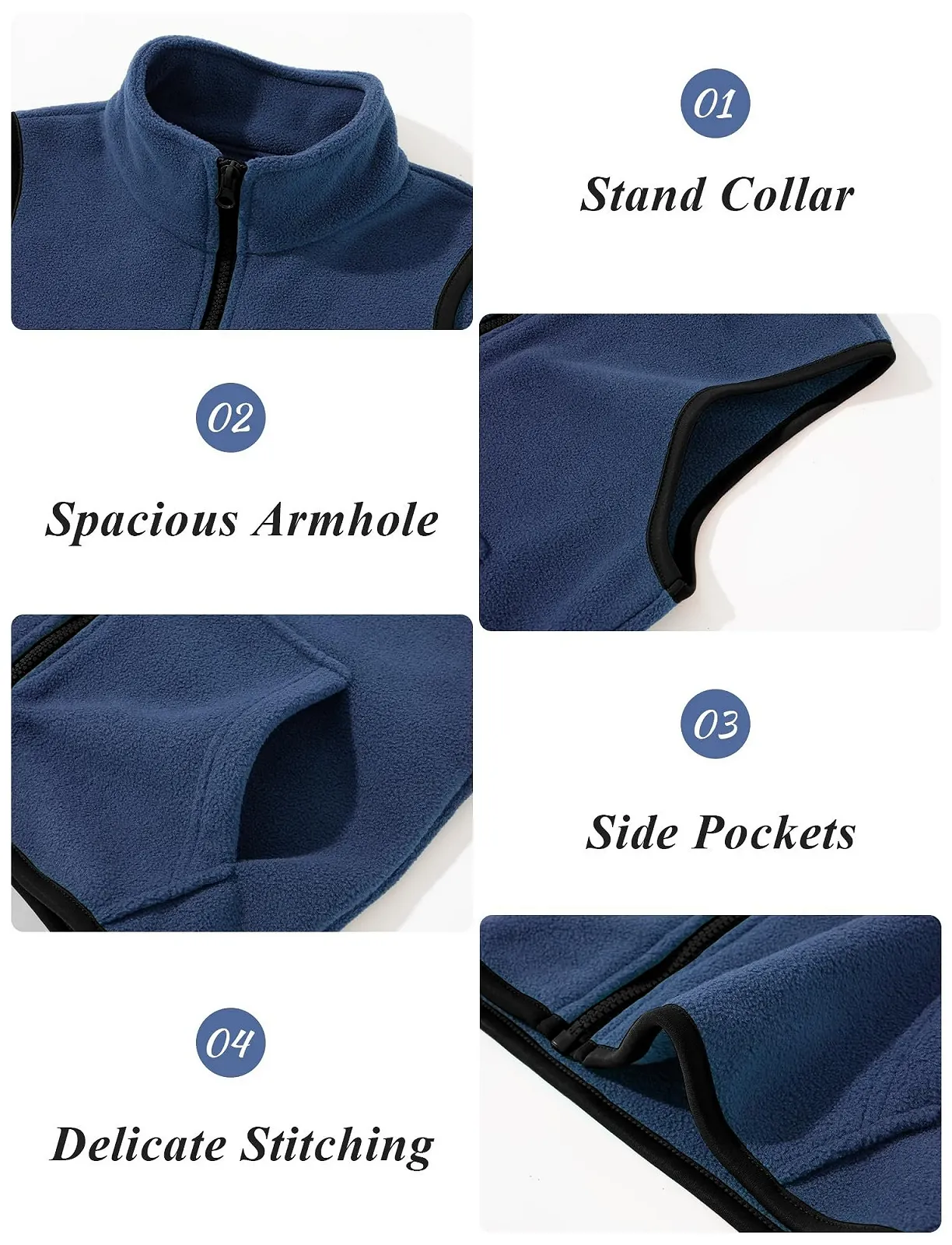 Жилет Флисовый FEOYA Детский Зимний для Мальчиков, фото №5