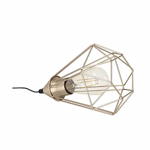 Настільна лампа Eglo Tarbes Vintage Steel E27 Мідна/Чорна - Фото 1