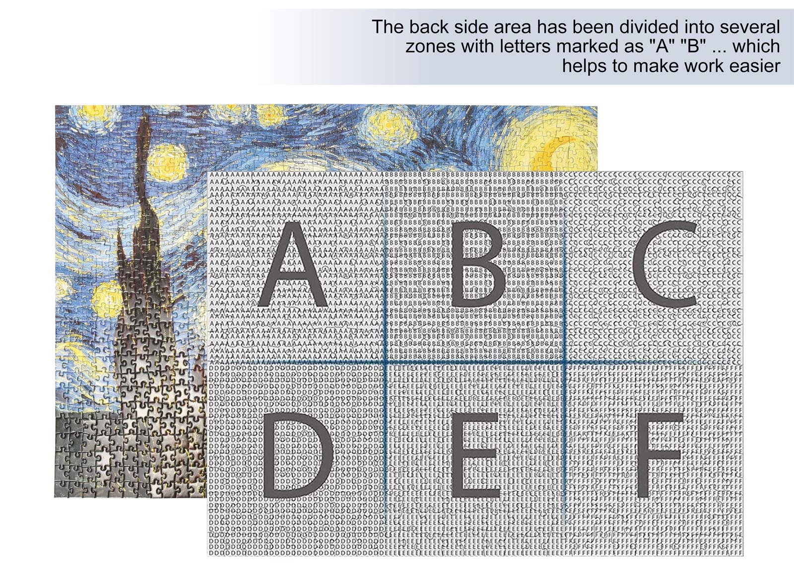 Пазл Starry Night Vincent Van Gogh 2000 элементов 100 x 70 см, фото №6 Пазл Starry Night Vincent Van Gogh 2000 элементов 100 x 70 см, фото №6