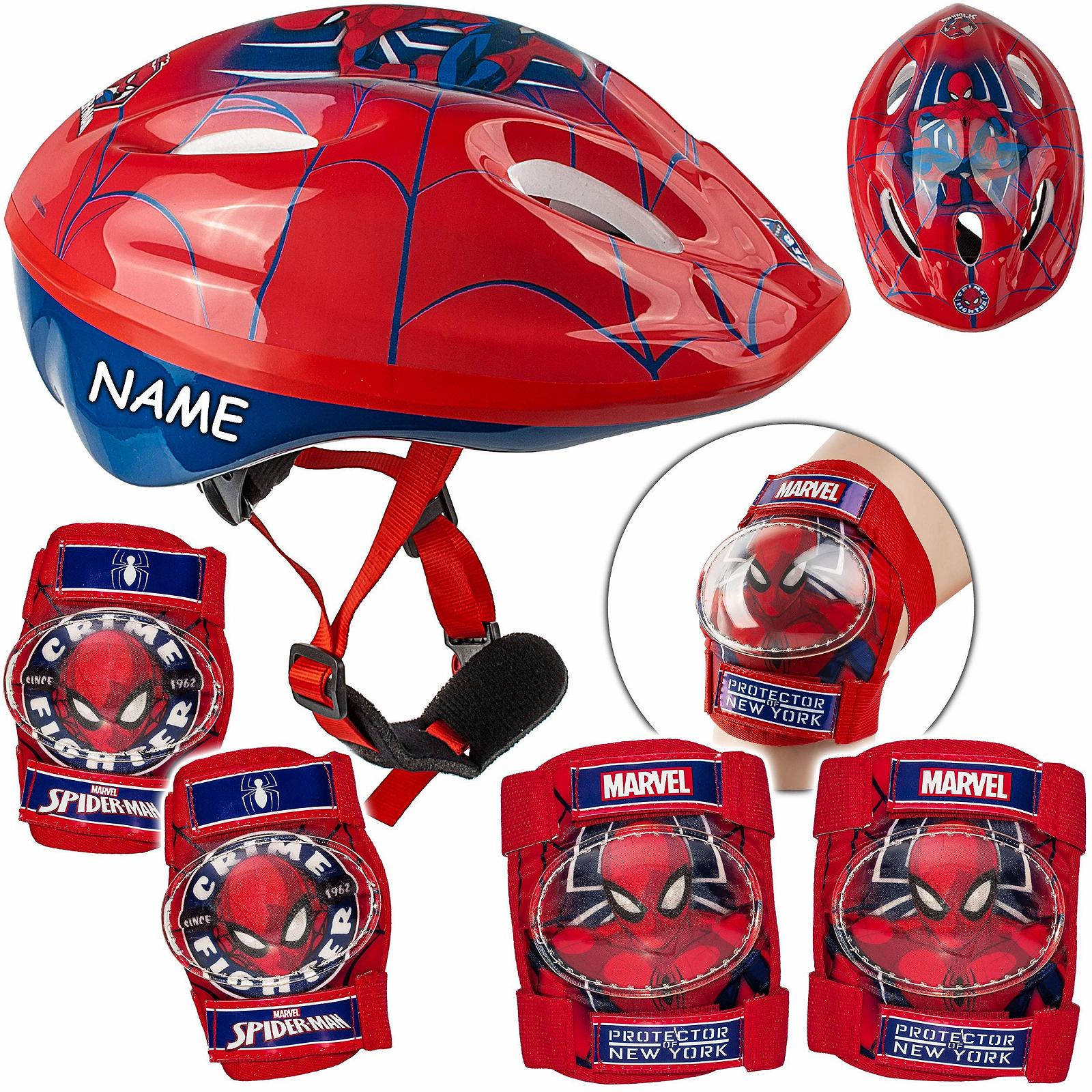 Комплект защиты Spyderman, детский шлем / велосипедный шлем, размер 52-56, фото №1