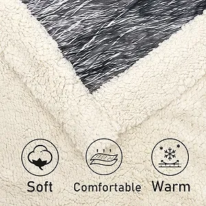 Плед Morbuy М'який Пухнастий, 150 x 200 см - Фото 1