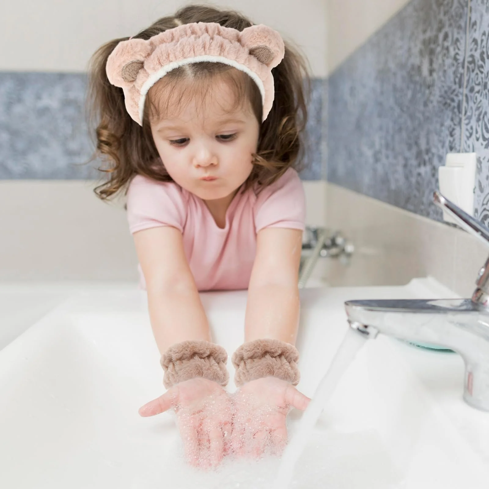 Пов'язка для волосся Косметична для макіяжу та вмивання, фото №6