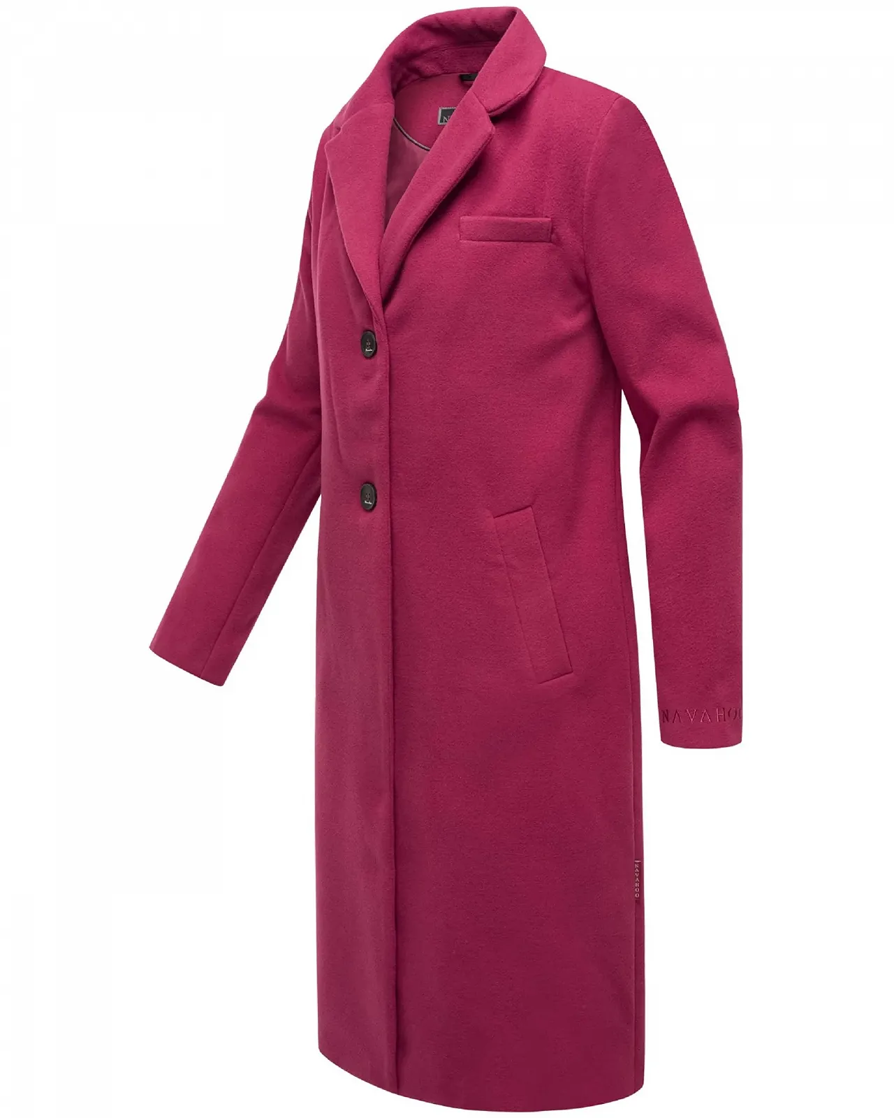 Пальто Navahoo Вовняне Довгий Тренч з Капюшоном, фото №4