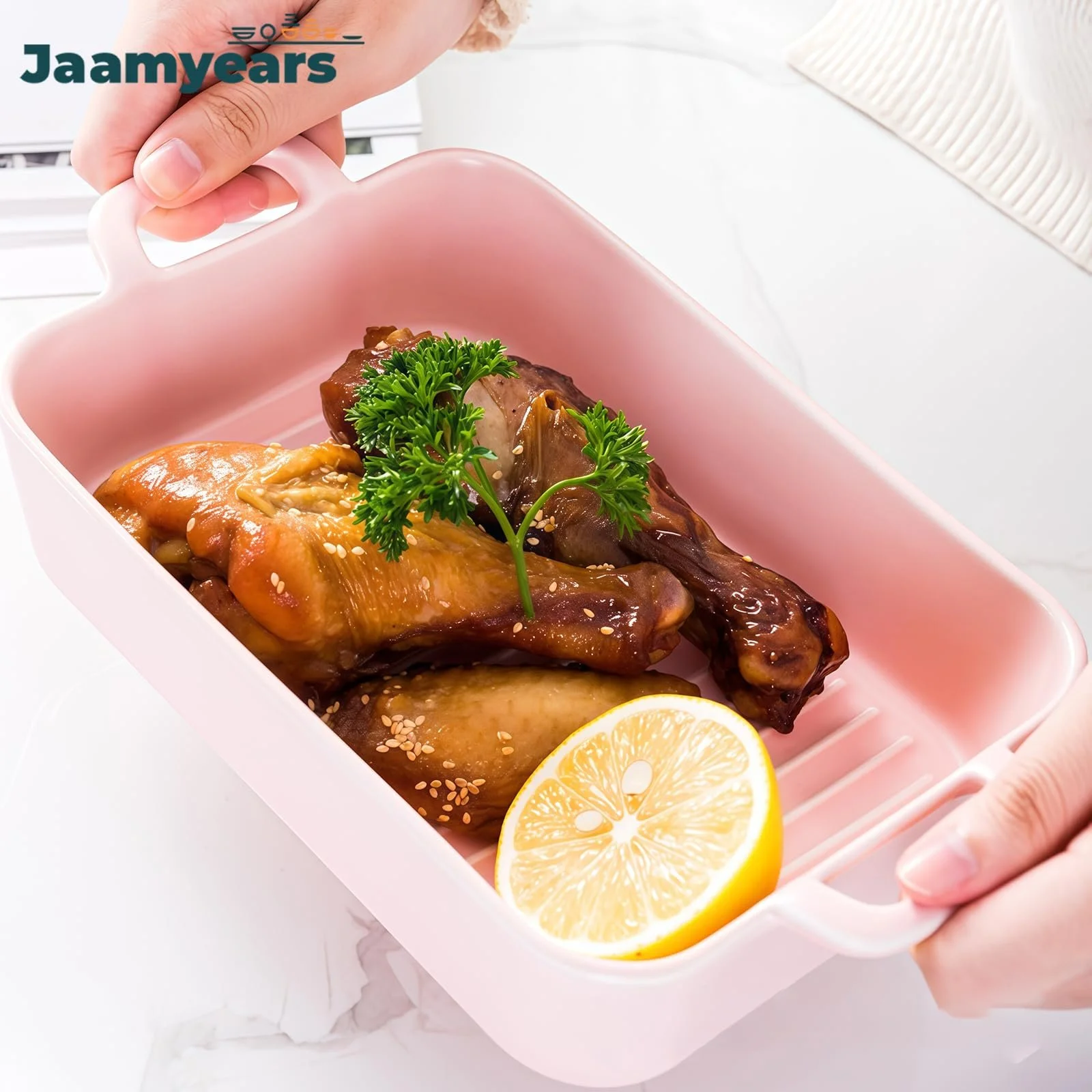 Форма для запікання прямокутна 800 мл для лазаньї керамічна, фото №2