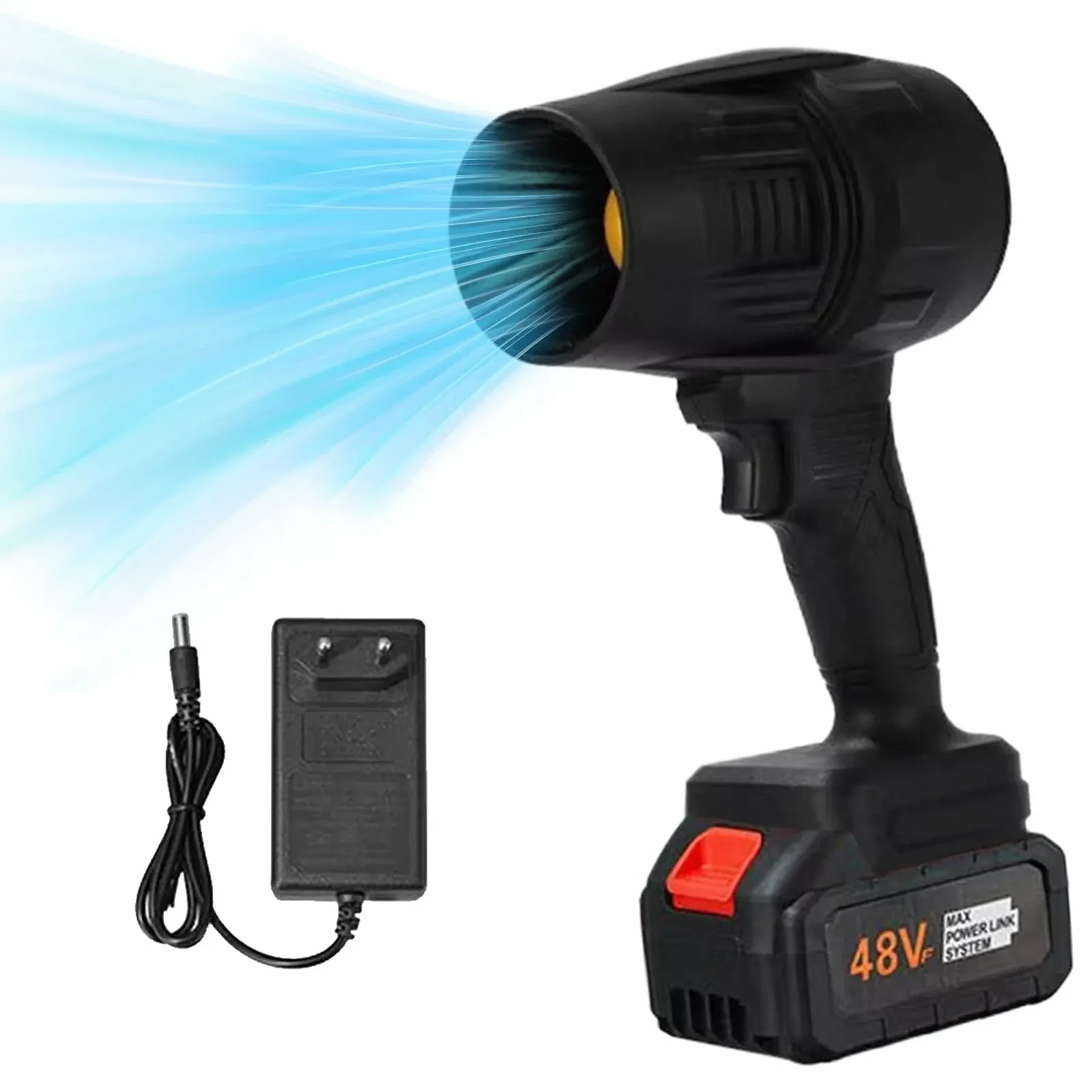 Акумуляторний повітродувка 5.9 x 12.2 x 2.95 дюймів 200 Mph, фото №9 Акумуляторний повітродувка 5.9 x 12.2 x 2.95 дюймів 200 Mph, фото №9