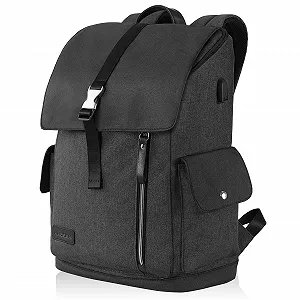 Рюкзак для ноутбука KROSER 17.3" XL Anti-Theft Water-Repellent USB Port Black - Фото 1