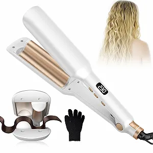Плойка-волна UKLISS Beach Waves ионная 120-230°C с LCD-дисплеем - Фото 1