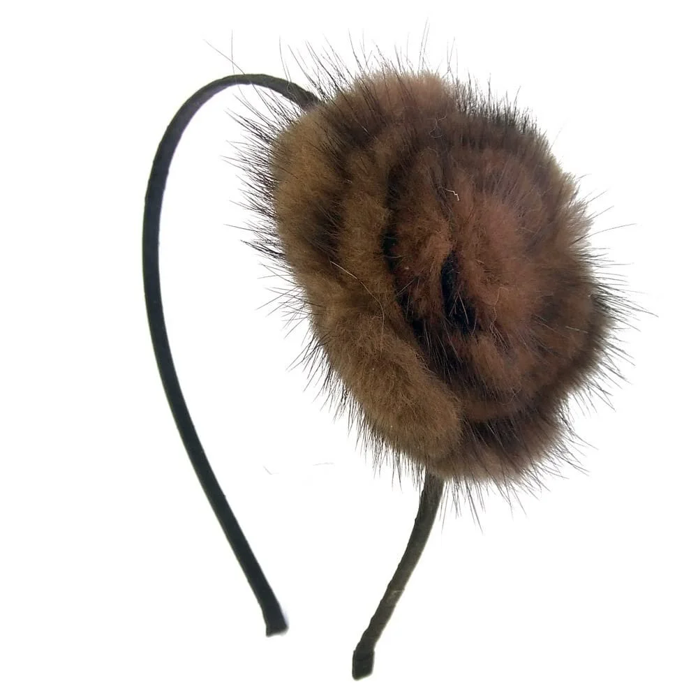 Обруч Рожевий з фольговим покриттям, Чорний, фото №1 Обруч Рожевий з фольговим покриттям, Чорний, фото №1