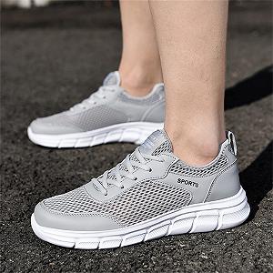 Кроссовки мужские Лето 2022 Hollow Fly Woven Легкие Дышащие Удобные Decompression Fashion Sports Беговые synthetic.ua - Фото 1