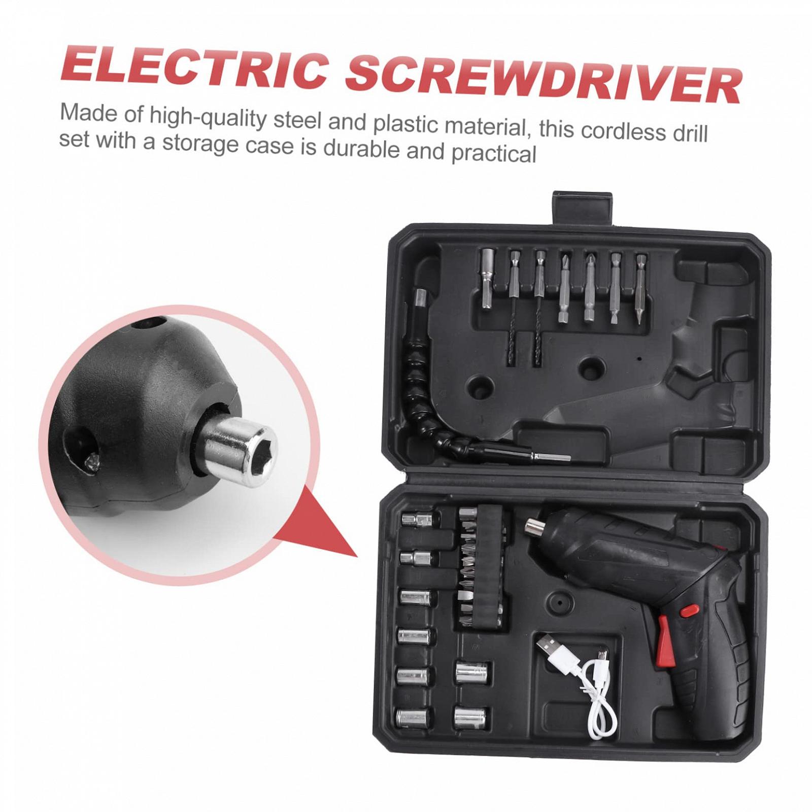 Шурупокрут DOITOOL Electronic Electric Drill Adapter Inalambrikos для ударного гайковерта меблевий пластиковий малий 1 набір, фото №6
