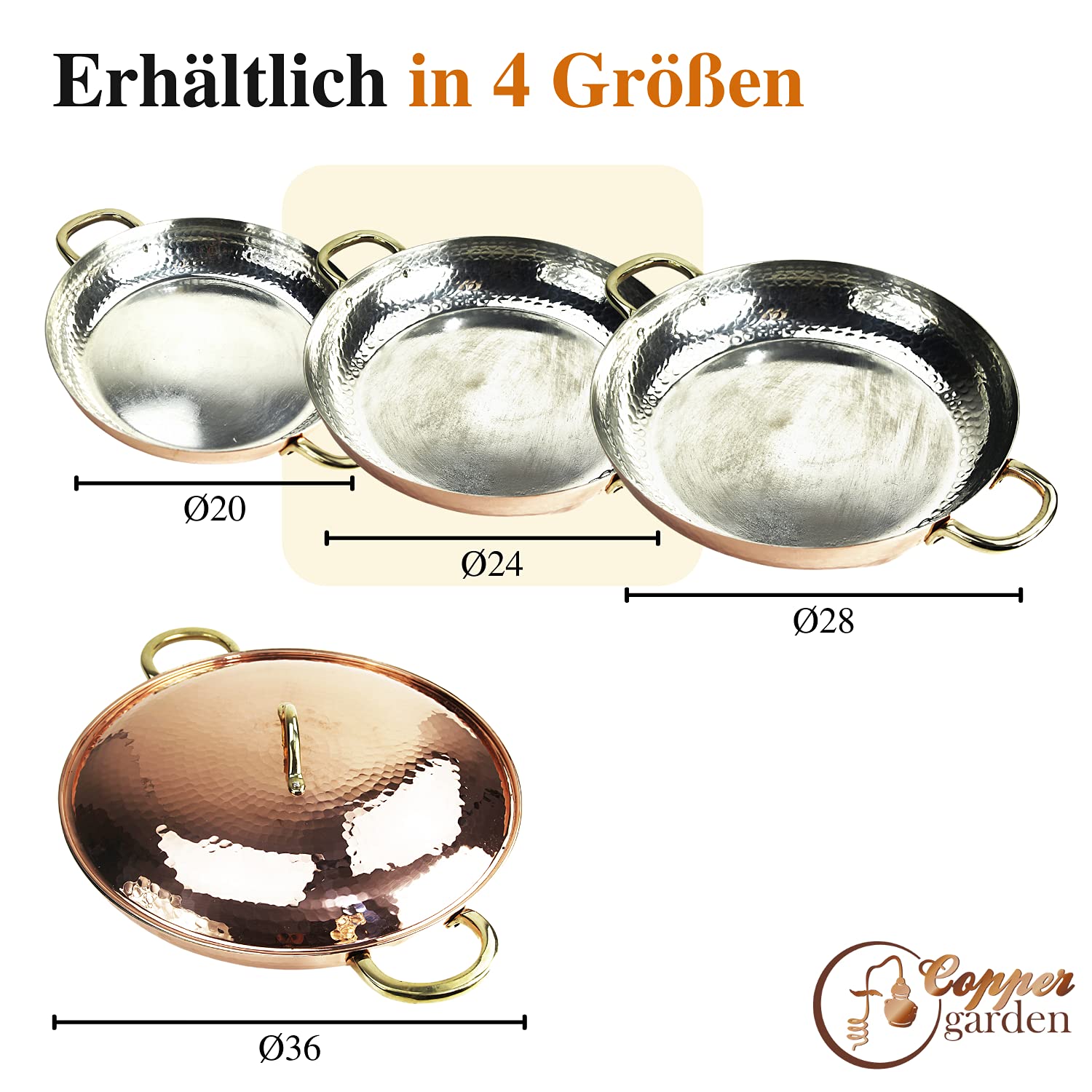 Сковорідка CopperGarden з ручками 24 см, фото №2