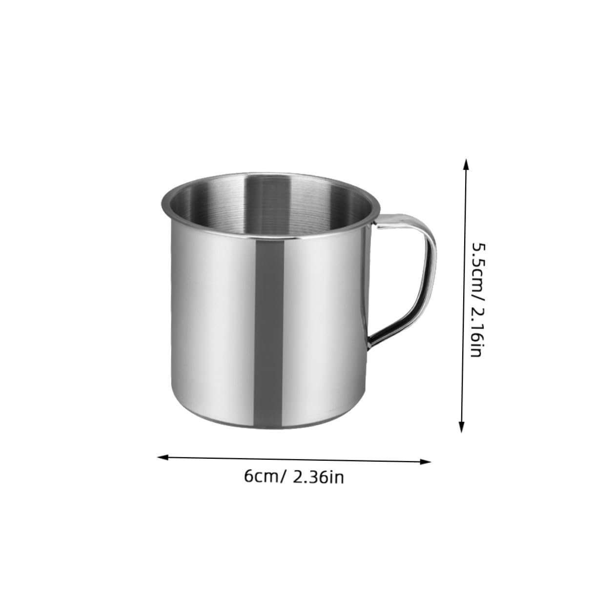 Набор из 2 питьевых чашек из нержавеющей стали. Многоцелевые герметичные чашки для воды для детских комнат и отдыха. Идеально подходят для школьных поездок и занятий спортом., фото №2