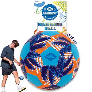 М'яч Schildkröt® Neoprene Mini Beach Soccer, маленький футбольний м'яч, ідеально підходить для маленьких дитячих рук і ніг, нековзна текстильна поверхня, стійкий до солоної води, розмір 2, діаметр 15 см, 970344 - Фото 1