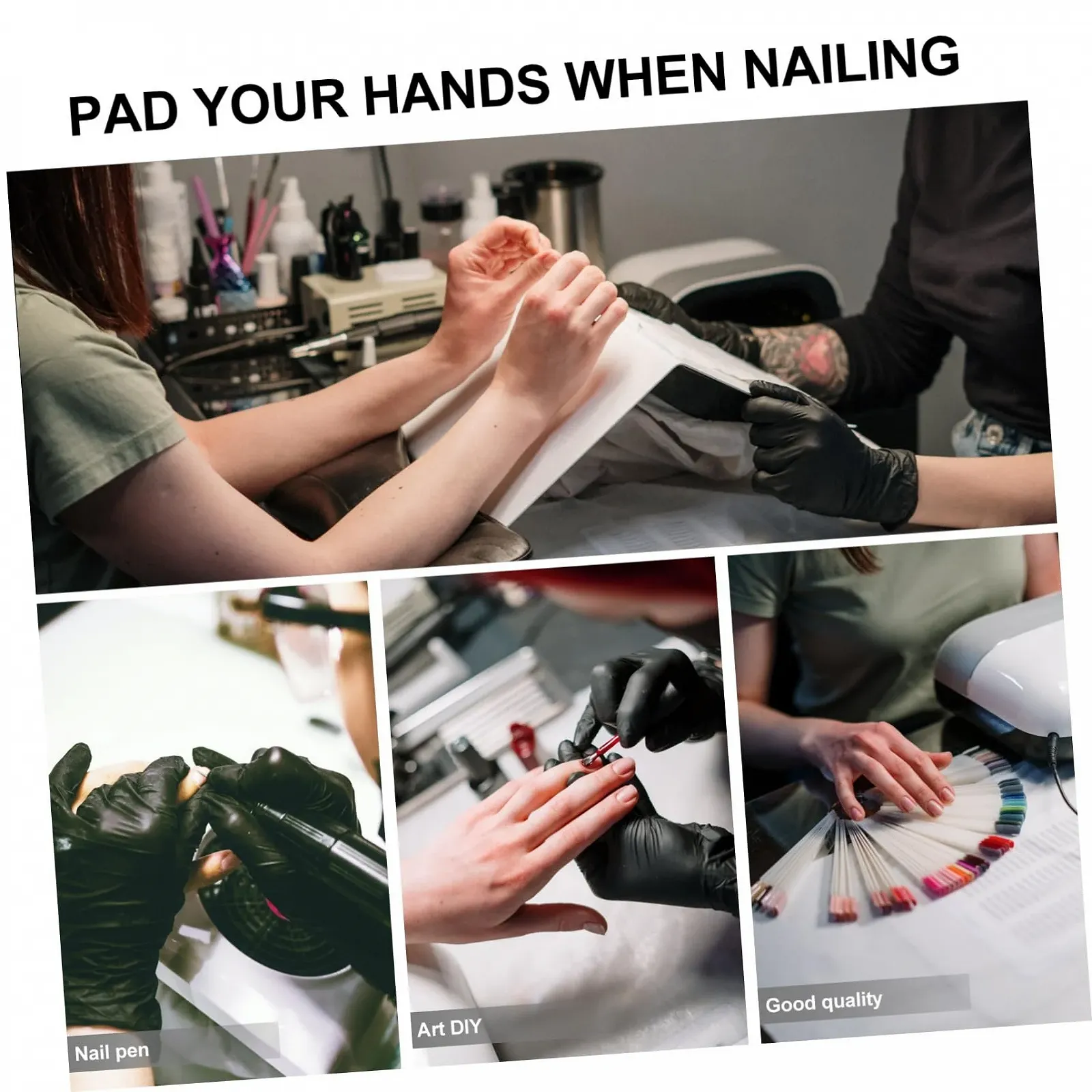 Подставка под руку для маникюра Ipetboom 2 шт. Кожаная подкладка, фото №8