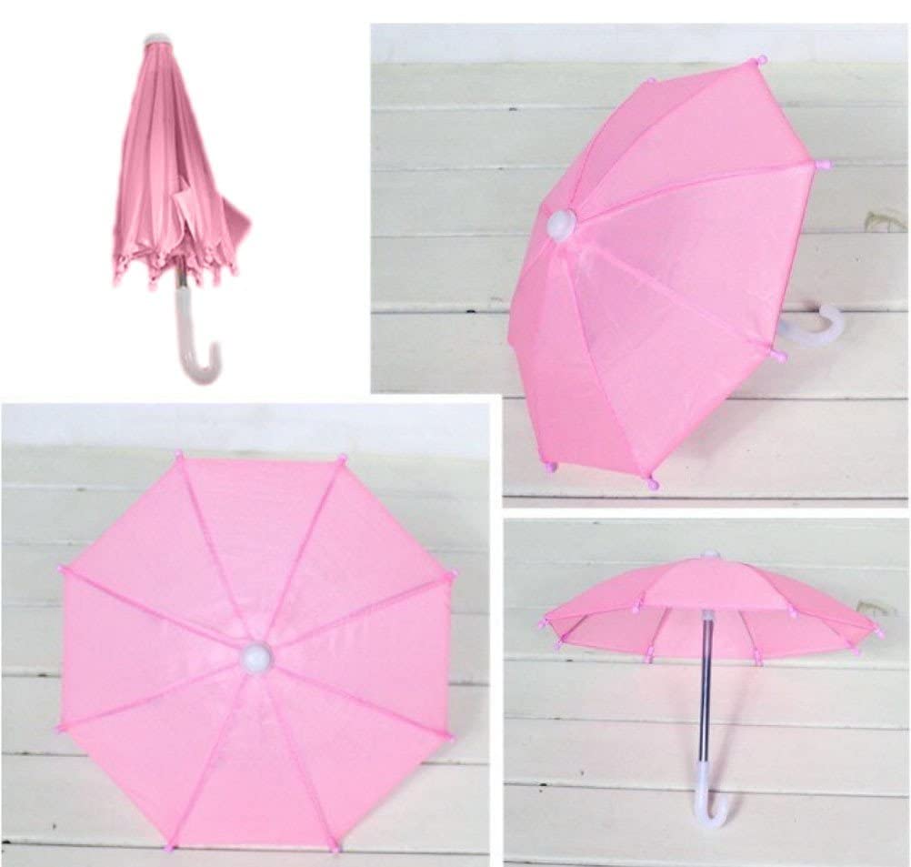 Зонты Bemvp Mini Umbrellas Миниатюрные зонтики дождевое оборудование для аксессуаров для 18-дюймовых кукол, фото №7