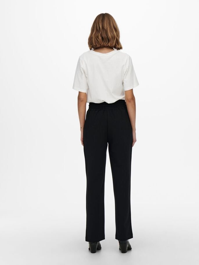 Штаны ONLY ONLMARIYA X-HW STRAIGHT PULL-UP PNT 15243732 Черные XS, фото №4
