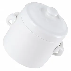 Керамічна каструля для тушкування TOYANDONA з кришкою термостійка стильна універсальна - Фото 1