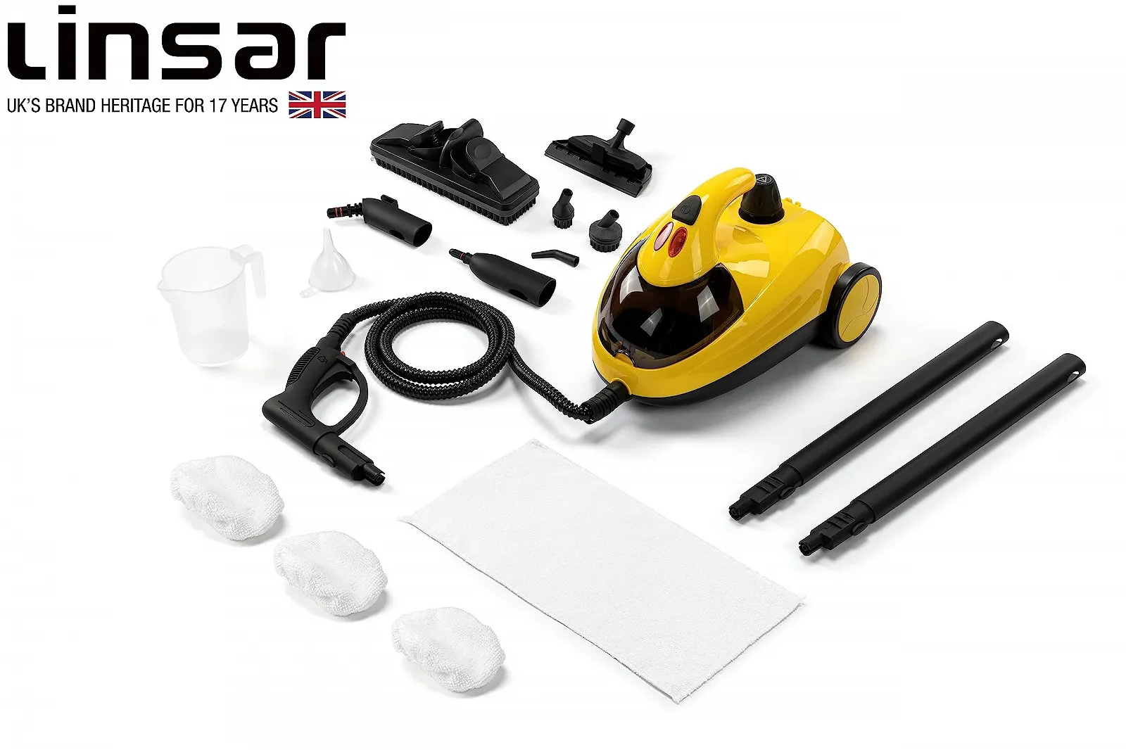 Пароочисник універсальний 1500 Вт 4 бар 1.5 л, фото №5