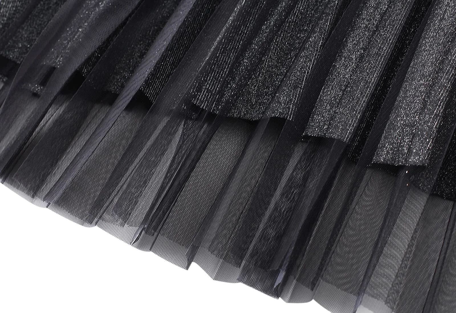 Спідниця Valin A-силуету максі з тюлю однотонна S0028, фото №4