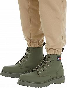 Черевики Tommy Hilfiger Tommy Jeans Ruberized Lace Up чоловічі на шнурівці synthetic.ua - Фото 1
