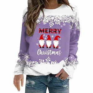 Женский свитшот Generisch Элегантный Длинный Повседневный Пуловер Осенний Базовый Туник Без капюшона Классический - Фото 1