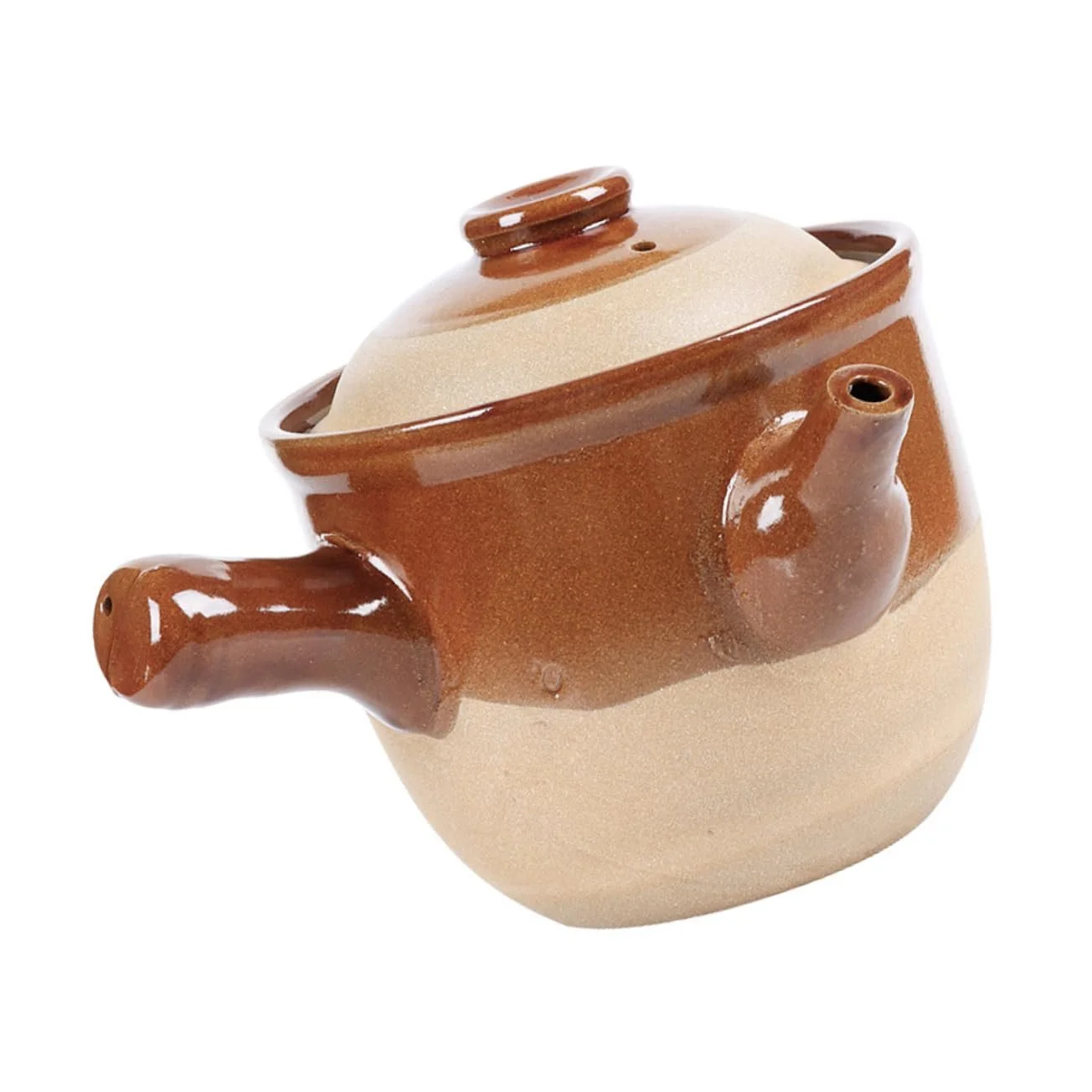 Горшок песчаный традиционный для китайской медицины термостойкий с носиком и эргономичной ручкой, 1 шт., фото №1