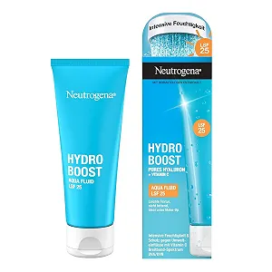 Денний крем Neutrogena Hydro Boost Aqua Fluid з гіалуроновою кислотою та вітаміном C SPF 25 50 мл - Фото 1