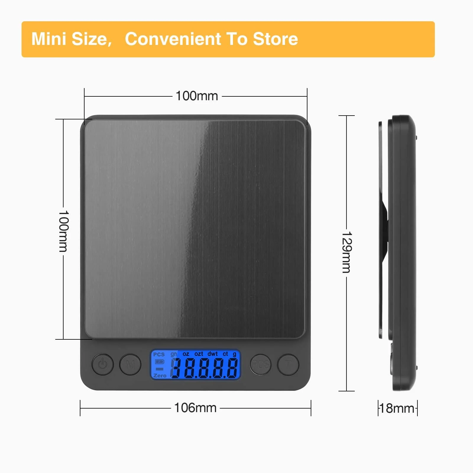 Цифрові кухонні ваги mafiti 3 kg 0.1 g Black, фото №4 Цифрові кухонні ваги mafiti 3 kg 0.1 g Black, фото №4