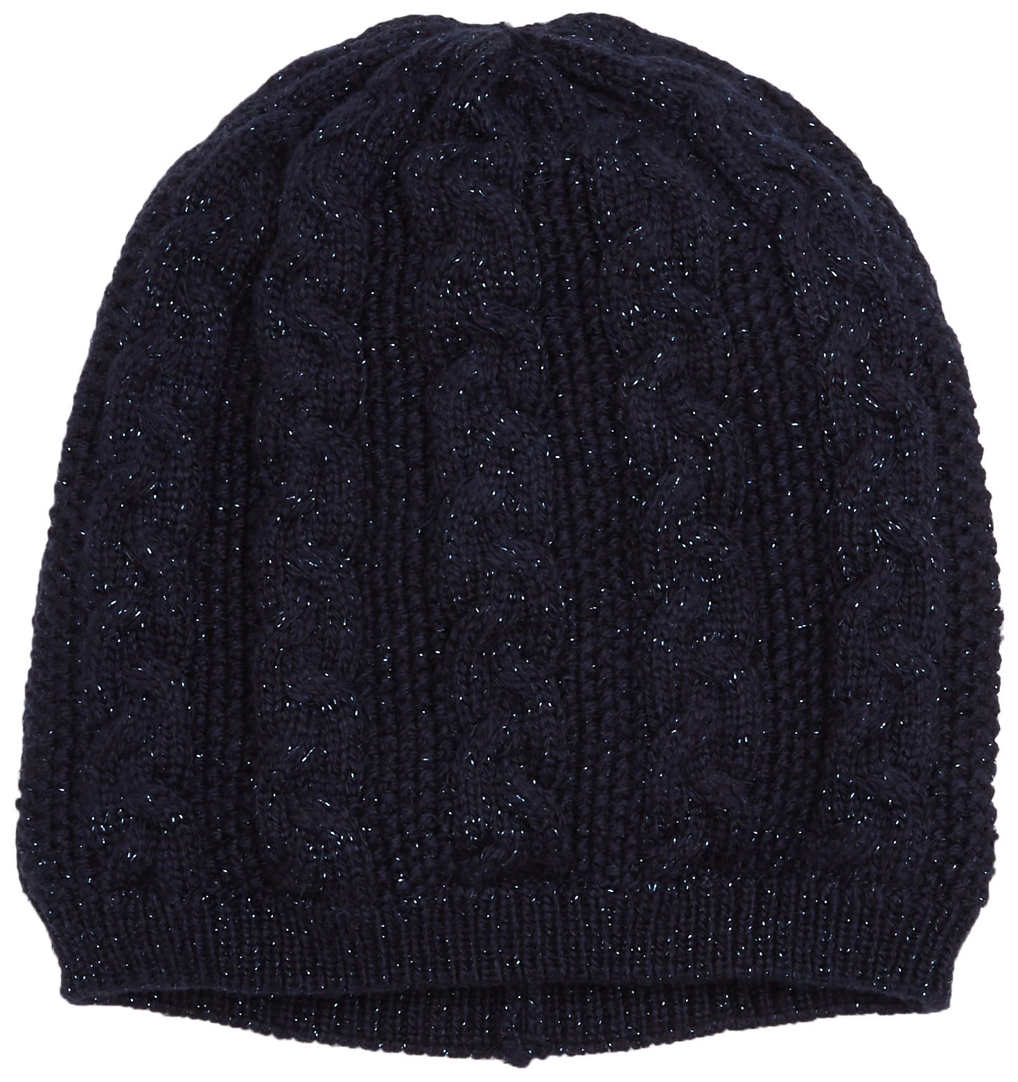 Шапка Maximo для дівчаток з люрексом, темно-синя (Navy 48), фото №1