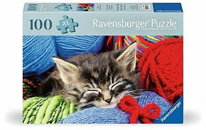 Пазл Ravensburger Feel Well & Puzzle 12001363 Wool Kitten 100 елементів - Фото 1
