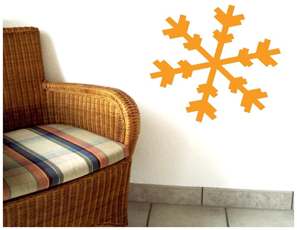 Наклейка на стіну Ice Crystal 4 25 x 25 см Біла, фото №2