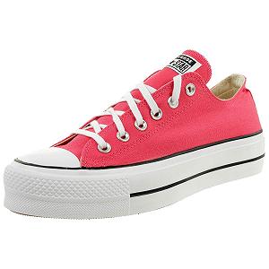 Кроссовки Converse Chuck Taylor All Star Lift Женские Черный/Белый Ox - Фото 1