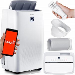 Мобильный кондиционер Berdsen 5-в-1 14000 BTU с функцией обогрева и WiFi Tuya Smart - Фото 1