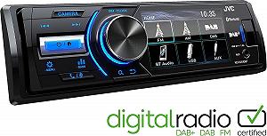 Автомагнітола JVC KD-X561DBT / 3" / Bluetooth / USB / AUX / DAB+ / 1DIN synthetic.ua - Фото 1